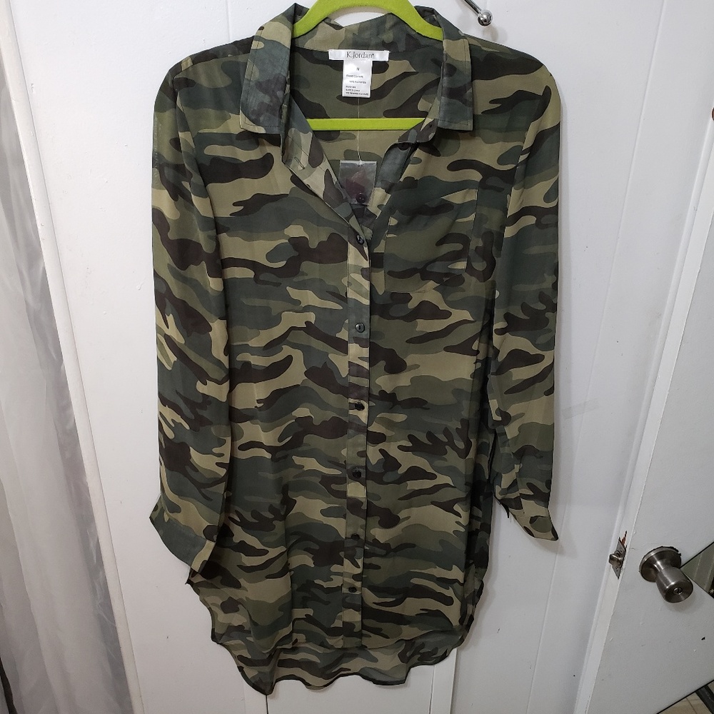 K.Jordan Women's LS Cameo Tunic/Dress